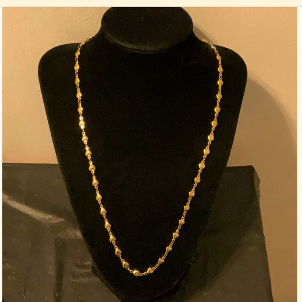 ⬛️Brand New Stainless Steel Gold Heart necklace